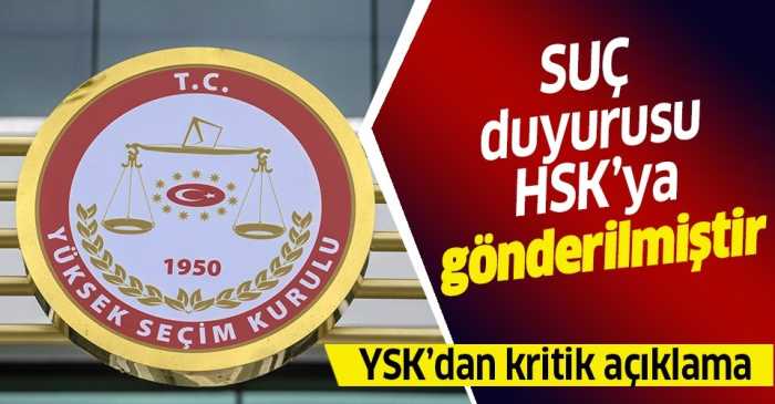YSK Başkanından İstanbul seçimlerine ilişkin açıklama geldi