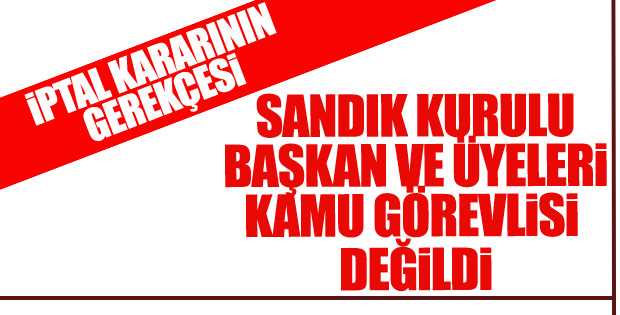 YSK'nın İstanbul için seçimlerin iptal gerekçesi