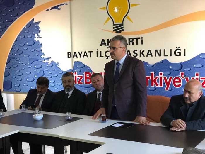 Yusuf Ahlatcı’nın İlçe ziyaretleri sürüyor