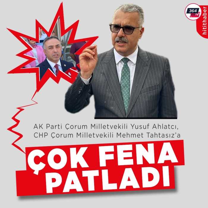 Yusuf Ahlatçı Tahtasız'a Fena yüklendi!