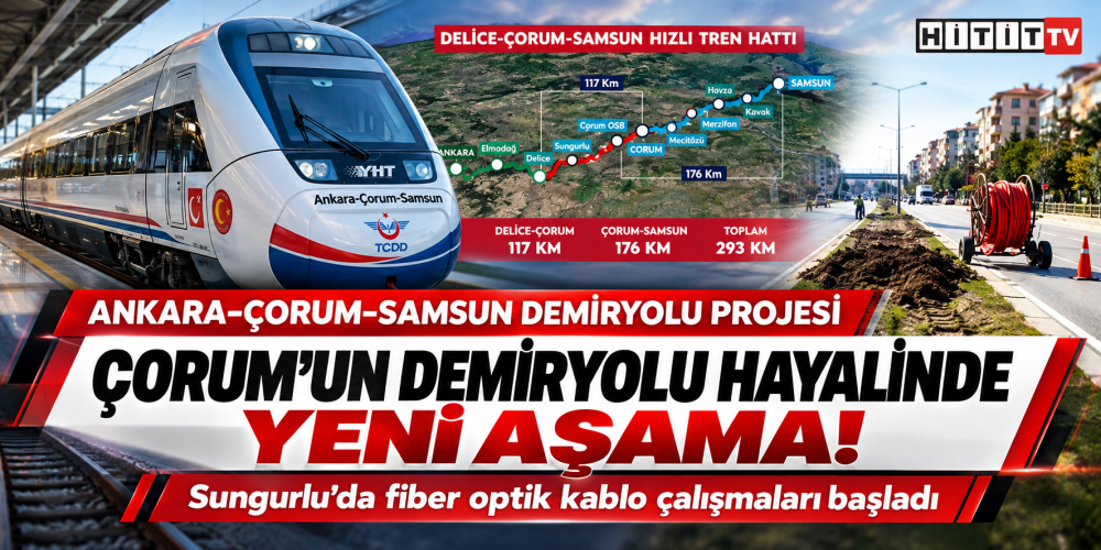 Ankara–Çorum–Samsun Hızlı Tren Projesinde Sun…