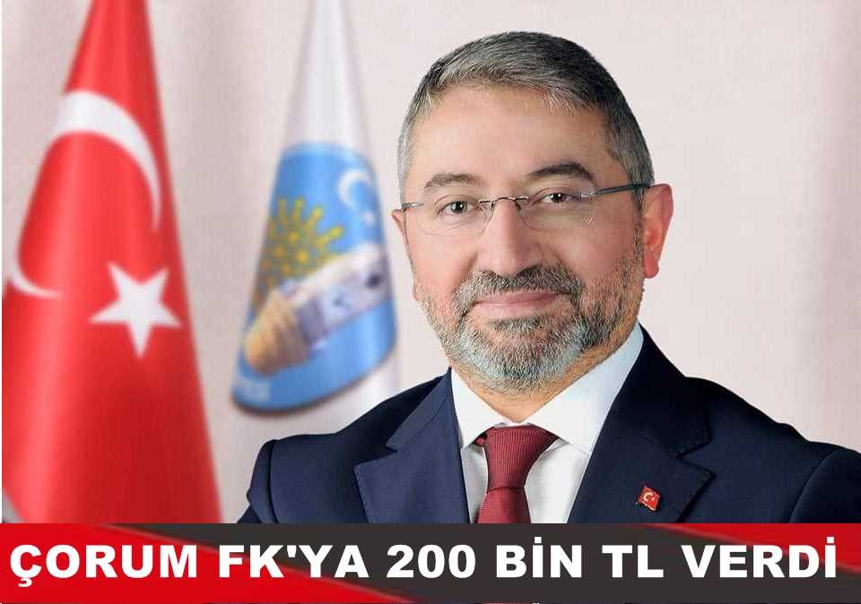 Başkan Aşgın'dan Çorum FK'ya 300  Bin TL Prim…