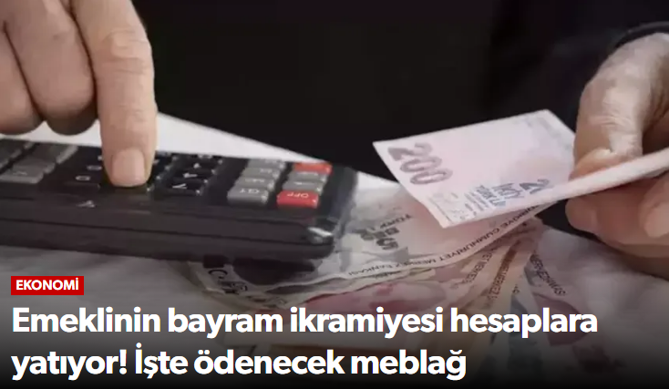 Bayram İkramiye Ödemesi Takvimi Belli Oldu!
