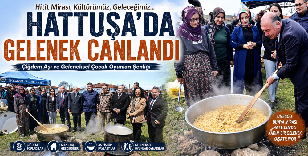 Çorum - Boğazkale’de Geleneksel “Çiğdem Aşı” …