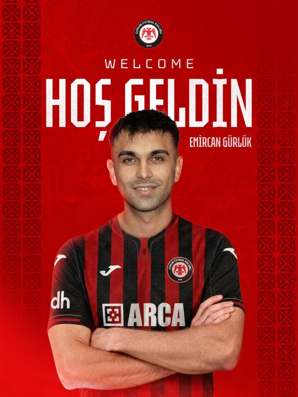 Çorum FK, Emircan Gürlük Transferini Resmen D…