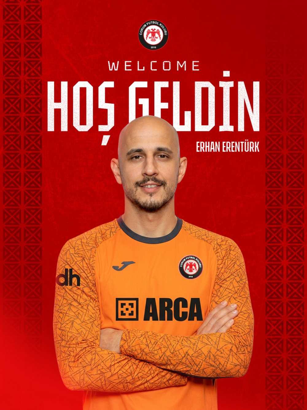 Çorum FK, Erhan Erentürk Transferini Resmen D…