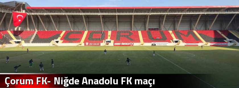 Çorum FK- Niğde Anadolu FK maçı 