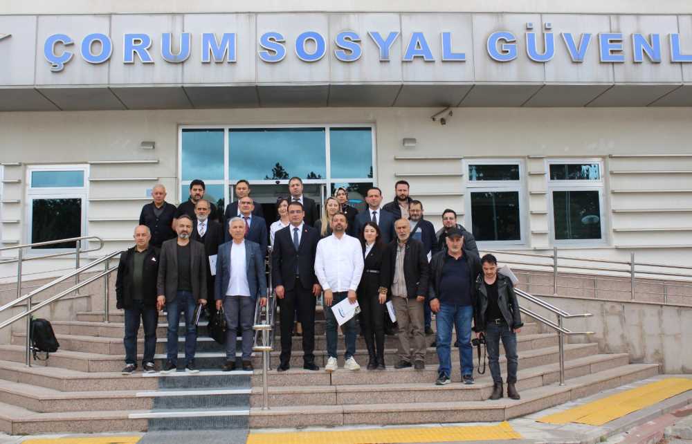 Çorum SGK İl Müdürlüğü Nisan Ayı Türkiye Biri…