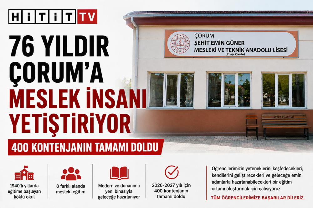 Çorum’un 76 Yıllık Eğitim Çınarına Rekor İlgi…