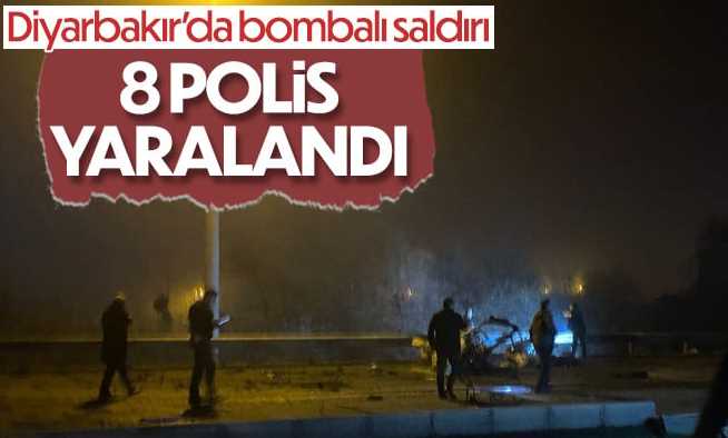 Diyarbakır'da Polis Aracına Bombalı Saldırı