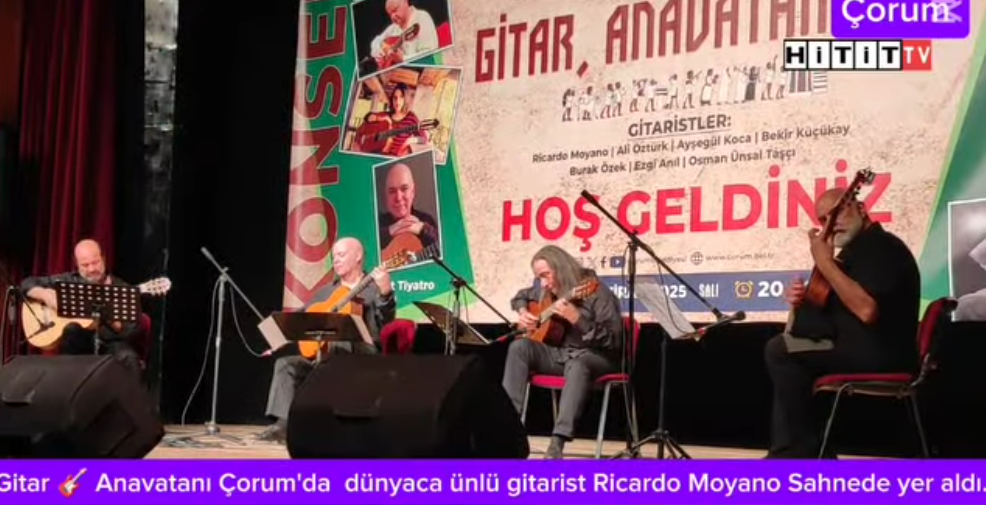 Dünyaca Ünlü Gitaristler Çorum'da Sahne Aldıl…