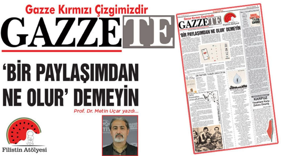 Gazze Kırmızı Çizgimizdir!
