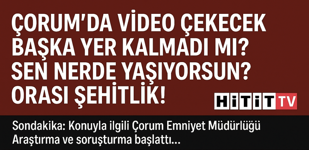Genç Kızın Çorum Şehitliğinde Dansına Büyük T…