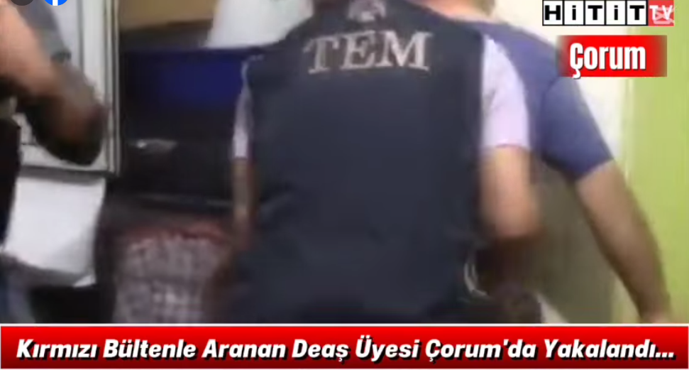 Kırmızı Bültenle Aranan Deaş Üyesi Çorum'da Y…