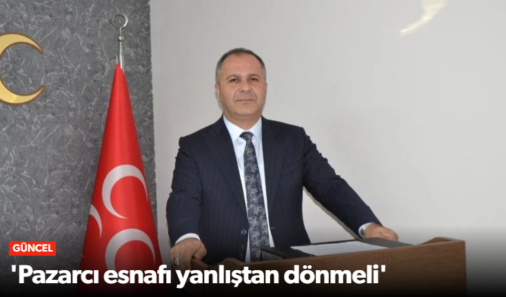 MHP İl Başkanı Mehmet İhsan Çıplak Bizim derd…