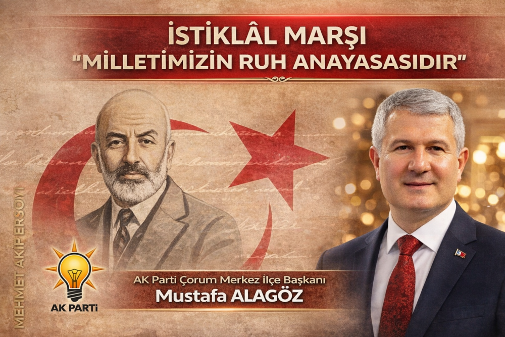  Mustafa Alagöz’den "105. Yıl Mesajı”