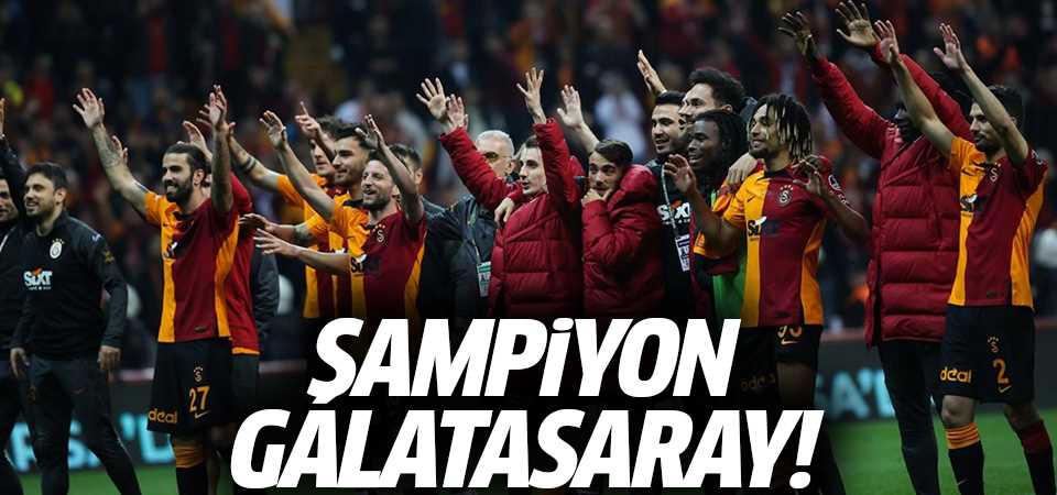 Süper Lig'de 23.Kez şampiyon Galatasaray oldu