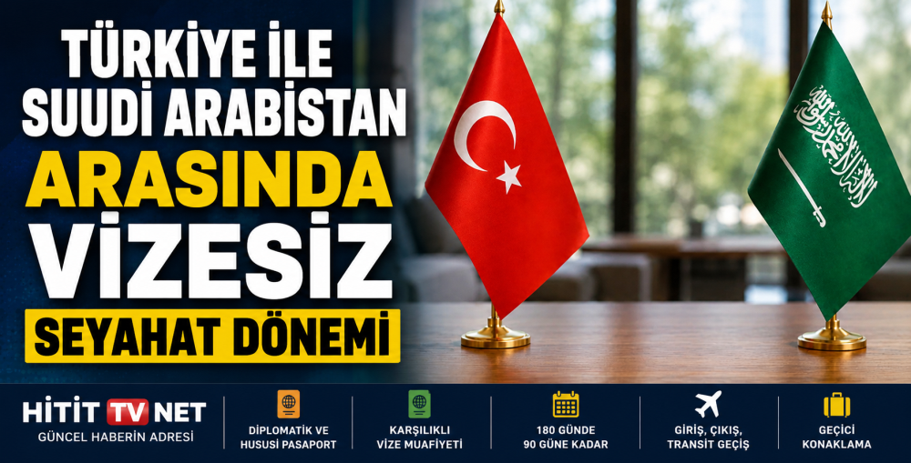 Türkiye ile Suudi Arabistan Arasında Vizesiz …